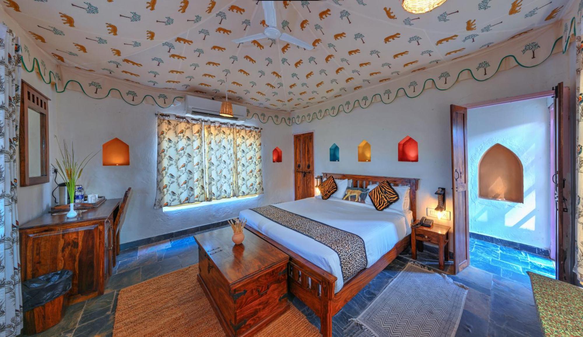 Bagh Serai - Rustic Cottage With Private Pool Sawai Madhopur Buitenkant foto