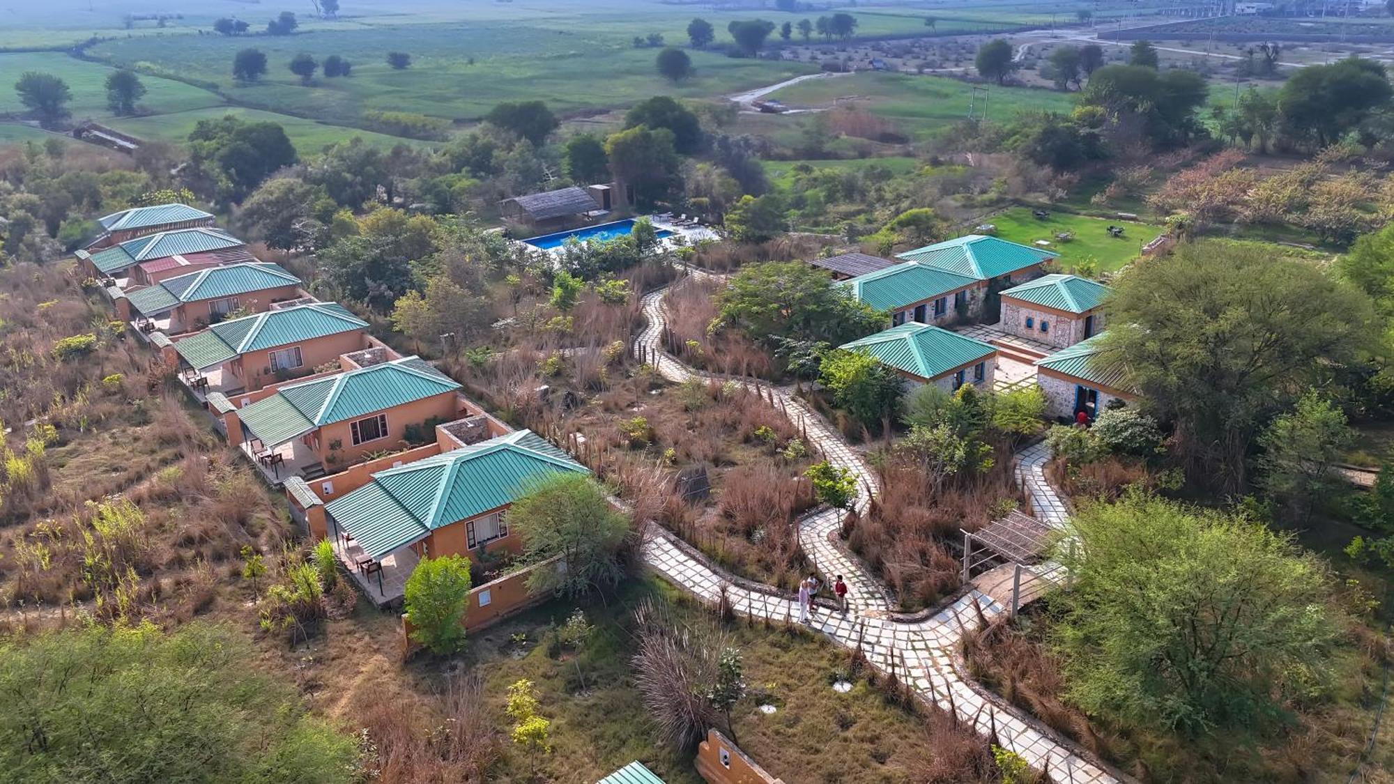 Bagh Serai - Rustic Cottage With Private Pool Sawai Madhopur Buitenkant foto