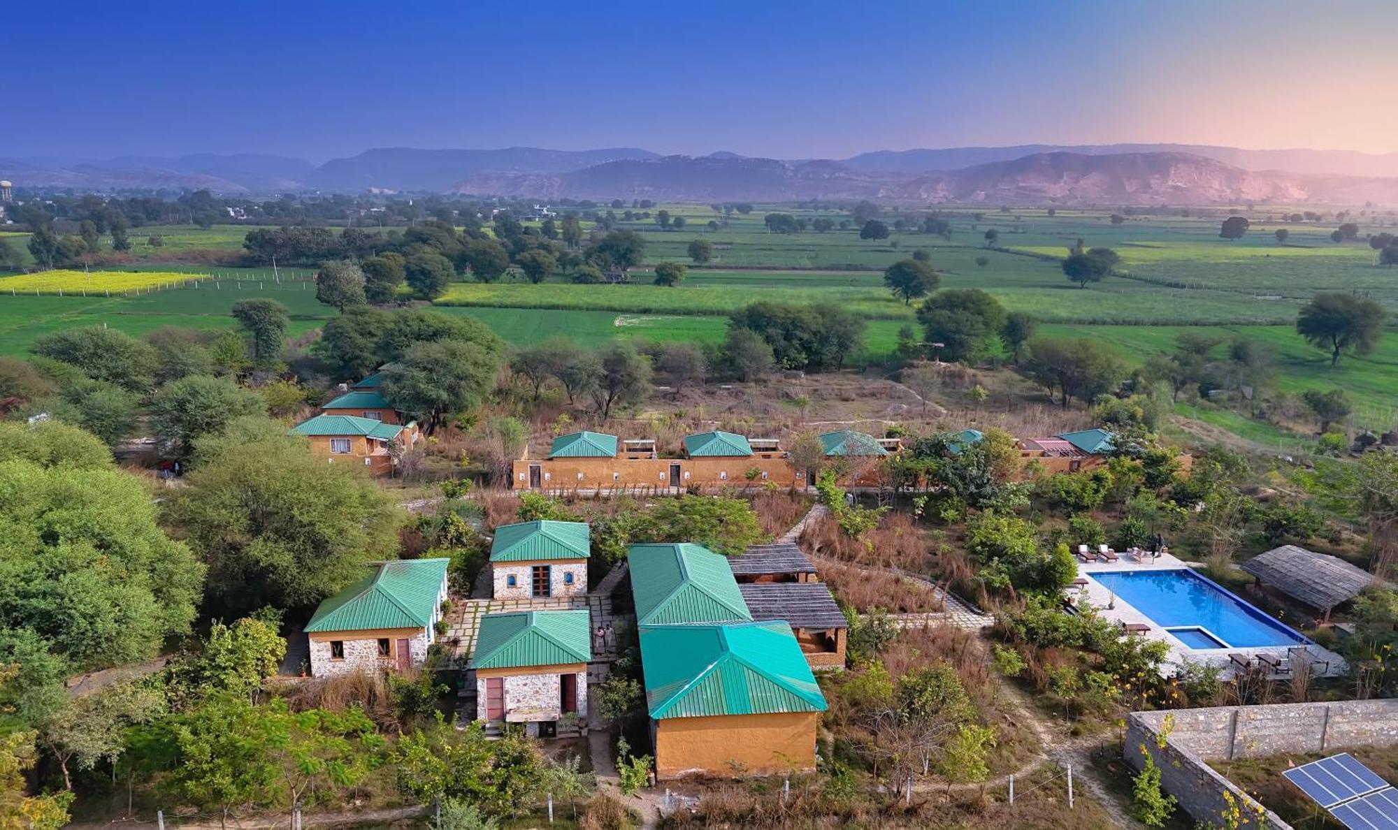 Bagh Serai - Rustic Cottage With Private Pool Sawai Madhopur Buitenkant foto