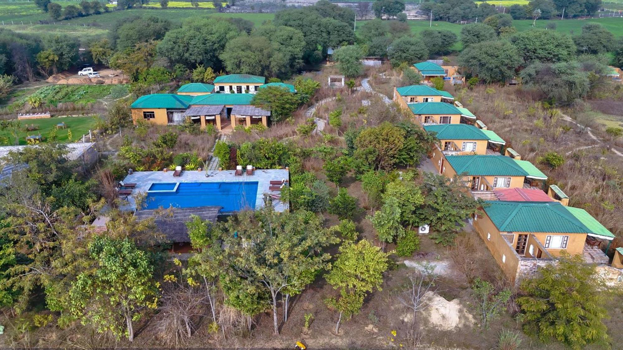 Bagh Serai - Rustic Cottage With Private Pool Sawai Madhopur Buitenkant foto