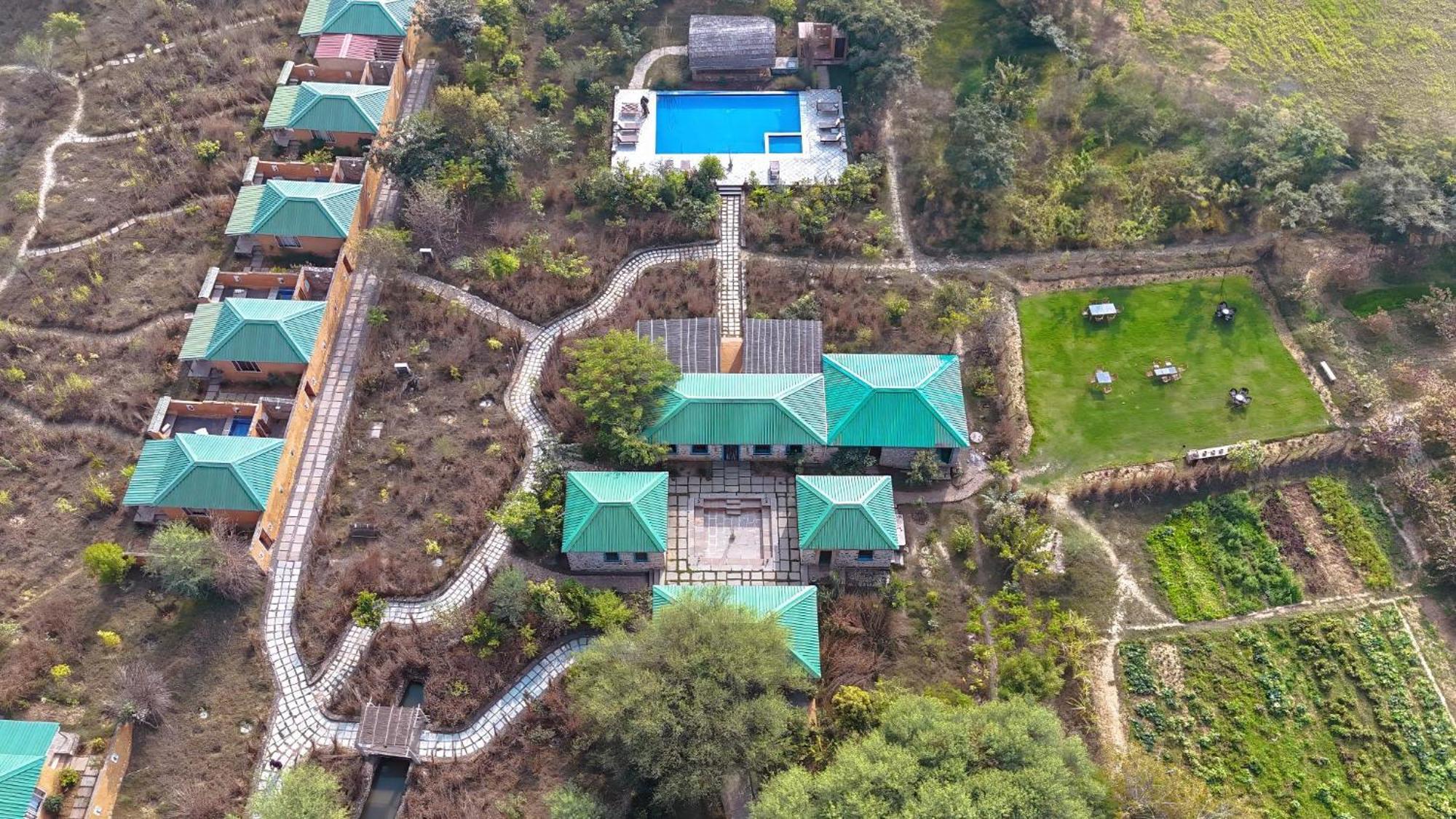 Bagh Serai - Rustic Cottage With Private Pool Sawai Madhopur Buitenkant foto