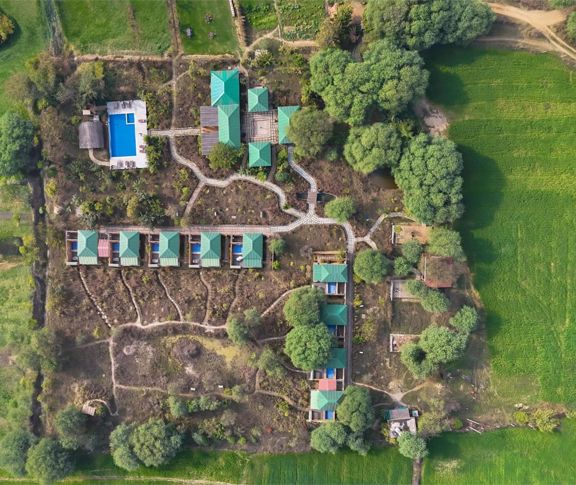 Bagh Serai - Rustic Cottage With Private Pool Sawai Madhopur Buitenkant foto